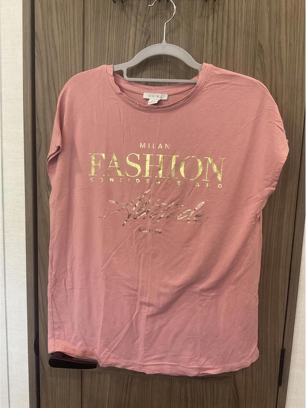 Amisu Women’s Sleeveless Pink Fashion T Shirt Size XS No Tag